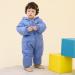 Minizone Baby Snowsuit Winter Romper Hooded Jumpsuit 6-12 Months Blue - Buy Online on GoSupps.com