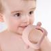 RMGVG Baby Teething Mitten Toy | Silicone Anti-Drop Teether for Infants 3+ Months | Pain Relief Chew Toy | BPA-Free | Dark Pink - Buy Online on GoSupps.com