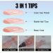 TOMICCA Short Almond Nail Tips 180PCS Soft Gel Nails 3-in-1 Matte Full Coverage in Nude - 15 Sizes for Nail Art Extensions - Buy Online on GoSupps.com