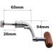 Stainless Steel Fishing Spinning Reel Handle Replacement - Silver Tone | Heyous - Buy Online on GoSupps.com