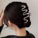 KuuGuu 4 PCS Large Gold Hair Claw Clip Set | Non-Slip Metal Hair Clips | Strong Hold Jaw Clamp | Cute Hair Accessories - Buy Online on GoSupps.com