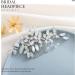 Zoestar Bride Wedding Hair Comb Crystal Leaf Headpiece Rhinestone Beaded Hair Accessories for Women and Girls (Silver) - Buy Online on GoSupps.com