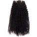 12 Inch -28 Inch Kinky Curly Clip in Hair Extensions Clip Ins Brazilian Remy Human Hair for Black Women Natural Color 8 pieces 70g/One Set (12") - Buy Online on GoSupps.com