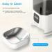 isYoung Automatic Cat Feeder  Smart Pet Food Dispenser for Cats Dogs - Voice Recorder  Portion Control 1-4 Meals Per Day  Dual Power Supply & Clog-Free Design with Stainless Steel Bowl 6L - Buy Online on GoSupps.com