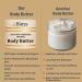 Beurre d'aloe vera brut organique 100 % pur naturel et non raffin | Hydratant pour la peau pour le visage le corps et les cheveux | 4 oz / 115 g de GM Ivoire/White Grade A | cr mes baumes lotions - Buy Online on GoSupps.com