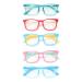 CHEERS DEVICES Blue Light Blocking Glasses for Kids Boys Girls Teens - Computer Glasses with Unbreakable Frame and Anti-Glare * 5 Pair Mix-a Age 8-16 | Blue Light Glasses Blue Light Glasses