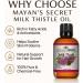 Mayan's Secret Milk Thistle Seed Oil Pure Cold Pressed Rich in Vitamin E and for Aging Skin Milk Thistle Oil 4 Fl Oz (Pack of 1) - Buy Online on GoSupps.com