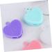 minkissy Heart-Shaped face Cleansing Brush for Women Handheld washbasin Silica Gel Cleaner Manual Double Sided Manual Facial Scrubber pores Manual Facial Cleansing Brush 9.8x8.4cm - Buy Online on GoSupps.com