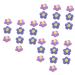STOBOK 30 Pcs Hairpin Accessories Girls Clothes Crocheted Flowers Diy Headdress Self Made Phone Case Child