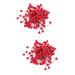 HOMSFOU 600 Pcs Artificial Berries Holly Berries Branch Artificial Red Berry Stem Artificial Holly Berries Round Ball Christmas Decor Christmas Tree Decorations Wreath Foam Cherry