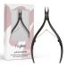 Mylee Cuticle Nippers Professional Sleek Matte Black Stainless Steel Salon-Quality Cuticle Nippers for Precision Trimming and Effective Removal Unruly Cuticles Hangnails and Excess Skin