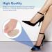 Haofy Forefoot Insoles for High Heels - Pain Relief Cushions 2 Pairs Suede Gel Anti-Slip Insoles for Women - Beige - Buy Online on GoSupps.com