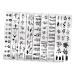 minkissy 1 Nail Ornament Kits Manicure Kit Flower Kit Plant Kit Mold Kit Pointy Peg Board