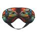 Chameleon Listen Music Print Double Sided Eye Mask Blackout Eye Mask All Night Sleep Eye Mask for Women Men