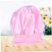 Silky Satin Sleep Cap for Curly Hair | Wide Side Bonnet Shower Cap | Pink | 1pc - Buy Online on GoSupps.com