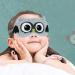 3D Cute Sleep Mask | Ultra Soft Children's Eye Mask for Girls & Boys | Gray Owl Nap & Travel Mask - Buy Online on GoSupps.com