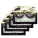 "4 Pairs" Miss Lash 100% Handmade Tapered 3D Volume lash M373