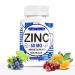 Zinc Supplement 50mg Immune Support - Beautyelan Vitamin A and C for Skin Health Vegan Non-GMO Gluten Free Immunity System for Women Men 60 Capsules