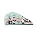 Hair Towel Wrap Hair Drying Towel with Button Towel Turban Head Towel to Dry Hair Quickly (Cute Panda)