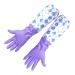 POPETPOP Aquarium Gloves Shoulder - Aquarium Water Change Gloves Keep Hands & Arms Dry Water Change Gloves Non-Slip Long Rubber Gloves-Purple - Buy Online on GoSupps.com