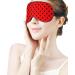 Buy Black Dot Ladybugs Sleep Mask for Women | Adjustable Eye Shades Cover with Elastic Strap - International Shipping Available - Buy Online on GoSupps.com