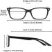 Suertree 1.5x Reading Glasses - UV Protection & Computer Game Glasses (5pc Set) - Stylish Yellow Frame - Buy Online on GoSupps.com