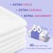 PoeticEHome Clean Towel | Thick & Absorbent | Cotton Face Tissue Biodegradable | Disposable Dry Wipes for Facial Cleansing & Makeup Removing Unscented 1 count (Pack of 80) - Buy Online on GoSupps.com