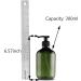 10 oz Amber & Green Pump Bottle 6 Pack - Empty Plastic Dispenser for Shampoo, Lotion, Body Wash - Buy Online on GoSupps.com