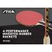 STIGA Performance 4 Player Ping Pong Paddle Set with 6 3 Star Orange and White Balls - Buy Online on GoSupps.com