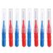 NUOLUX 2.5mm Interdental Brush Cleaners Toothpick Between Teeth Brush Kit 50 Pack