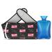 Shape Decor Hot Water Bottle with Soft Waist Cover Warm Water Bag for Hand Shoulder Legs Back Neck