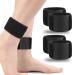 Buy Adjustable Achilles Tendonitis Brace - 2 Pairs Compression Support Strap Wraps for Men & Women - Elastic Ankle Brace for Pain Relief in Sports Running & Cycling (Black - Buy Online on GoSupps.com