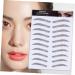 WOONEKY 4pcs Eyebrow Stickers Decal Stickers Post Paper Water Transfer Paper with Soy Ink Hair 3d - Buy Online on GoSupps.com