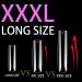 504 Pcs Upgrade 3XL Tapered Square Full Cover Nail Tips - Clear XXXL Extra Long Straight Tips for Acrylic Nails - EJIUJIUO No Curve Nail Tips - 12 Sizes Included - Buy Online on GoSupps.com