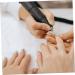 PLAFOPE Nail Polisher Cuticle Drill Bits Nail Kit Gel Nail Polishing Heads Nail File Bits Manicure Supplies Nail Buffer Bit Under Nail Cleaner Tool Nails Polish Drill Pedicure Plastic - Buy Online on GoSupps.com
