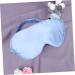 Beaupretty Silk Eye Mask & Blindfold for Sleep - Soft Comfortable Sleep Aid - Blue | International Shipping - Buy Online on GoSupps.com