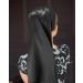 Ladaypoa 2-Piece Women Satin Sleep Cap - Double-Layer Adjustable Silk Hood for Curly Hair | Black & Red Lips - Buy Online on GoSupps.com