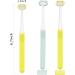 FOREVIVE Toddler Toothbrush 3 Side Kids Tooth Brush Baby Toothbrush with Soft Bristles Soft and Gentle for Complete Tooth and Gum Care - Buy Online on GoSupps.com