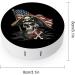 Funny American Pirate Flag Contact Lens Case - Cute Portable Eye Lens Box & Mirror Travel Kit - Buy Online on GoSupps.com