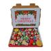 Christmas Milk Chocolate Assortment Sweet Gift Box Hamper Xmas Stocking Filler Christmas Treats Box - Santa Belt coin Santas Nutcracker Sprouts Stars 425g