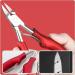FRCOLOR 1pc for Using Manicure Paronychia Supplies Making Chain Thick Clamp and Premium Salon Women Nipper Toe Clipper Grooming Plier Home Effortless Nails Craft Men Cuticle Nose 13.8x6.8cm Red - Buy Online on GoSupps.com