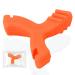 Aligner 1Pieces Food Grade Silicone Y Shaped Aligner Tray Seaters Teeth Aligner for Chompers Neon Orange