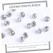 NUOBESTY 200 Sets Diamond Stud Rivets Silver Luggage Leather Studs DIY Accessories Leather Goods Clothing 1X1X1CM As Shown - Buy Online on GoSupps.com