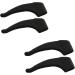 Buy KWMobile Anti-Slip Glasses Bracket | 4-Pack Silicone Ear Hooks for Sports - Black L | International Shipping - Buy Online on GoSupps.com