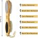 ICDI ICANdOIT Natural Bamboo Foot File Callus Remover - 4 in 1 Feet Pedicure Kit with Bristle Brush, Pumice Stone, Foot Rasp & Sand Paper - Foot Care Essential - Buy Online on GoSupps.com