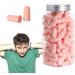 Soft Ear Plugs - Sound-Proof Noise Reduction Ear Plugs Sleep Ear Plugs Slow Rebound for Sleeping Travel Concerts Studying Loud Noise Work Proidl Cherry Blossom Powder 120 Pieces - Buy Online on GoSupps.com