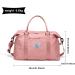 Large Pink Women's Travel Weekender Gym Bag - Fits 15.6 inch Laptop | Overnight Duffel Shoulder Bag for Sports & Workouts - Buy Online on GoSupps.com