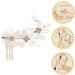 MAGICLULU Flower Comb Bridal Hair Accessory Wedding Hair Comb Combs Tiara Wedding Hair Accessories Wedding Bridal Hair Comb Crystal Hair Comb Crystal Bridal Hair Comb The Flowers Headgear - Buy Online on GoSupps.com