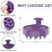 Gezimetie Root Comb Applicator Bottle with Scalp Massager Brush Comb 3PCS Hair Coloring Dye and Scalp Treatment Tools - Purple - Buy Online on GoSupps.com