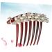 Ipetboom Hair Comb Hair Accessories Unique Design Thin Hair Retro Style Bridal Side Comb Girls Hair Styling Hair Clip Comb Different Occasions Durable Rhinestone Comb Alloy Headgear Women's - Buy Online on GoSupps.com